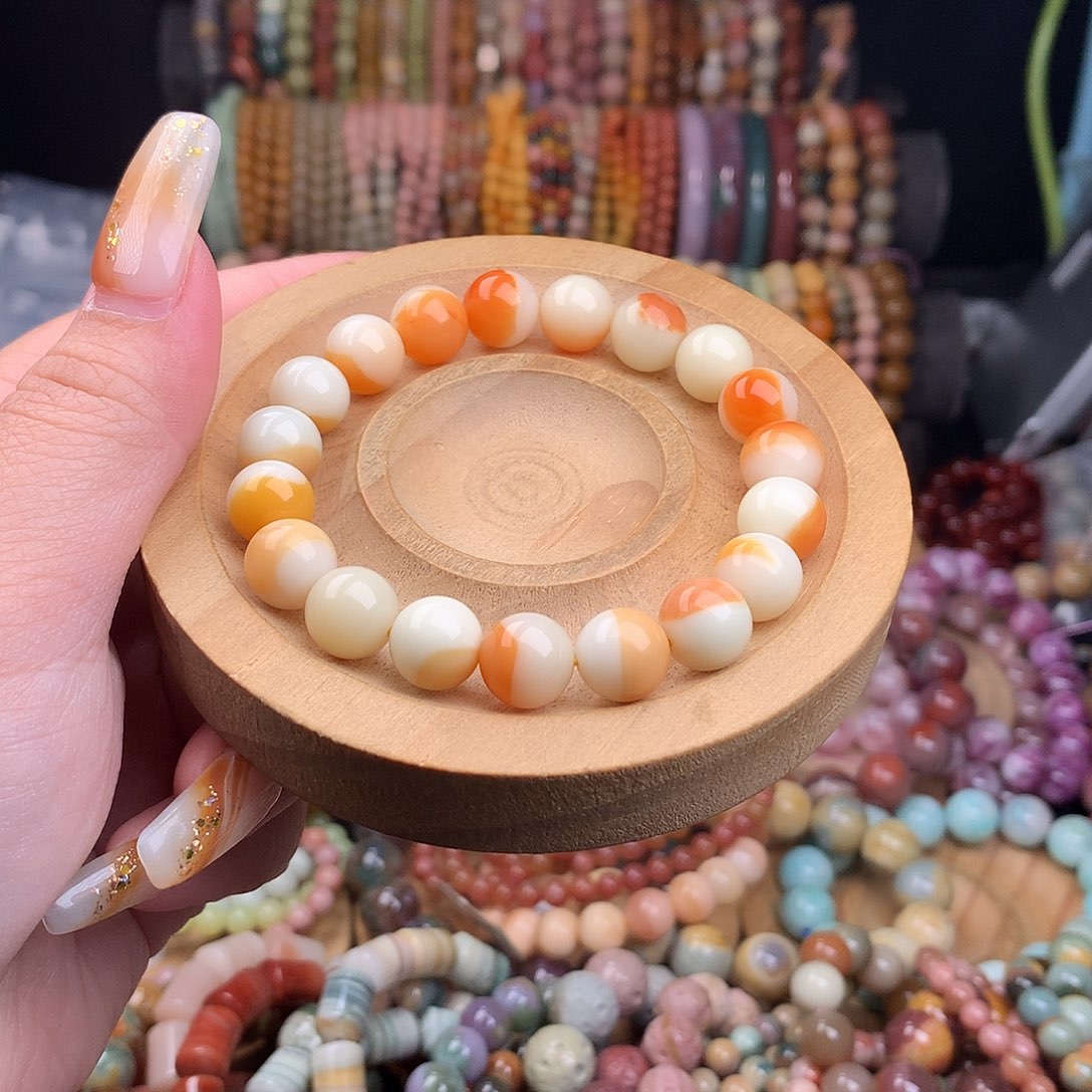 石英质玉未镶嵌手串124