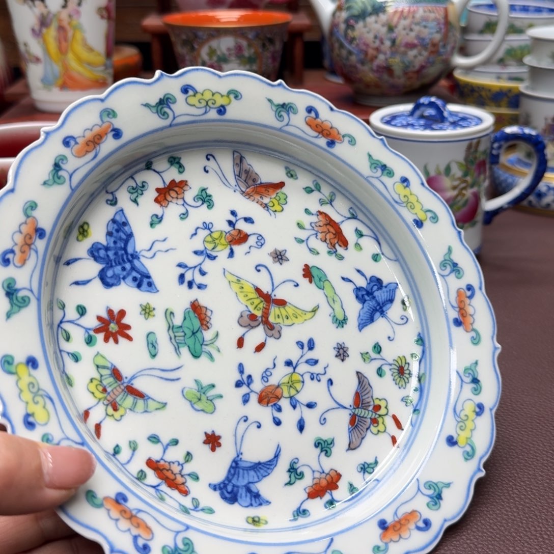 瓷片景德镇仿古手工制作精品展示