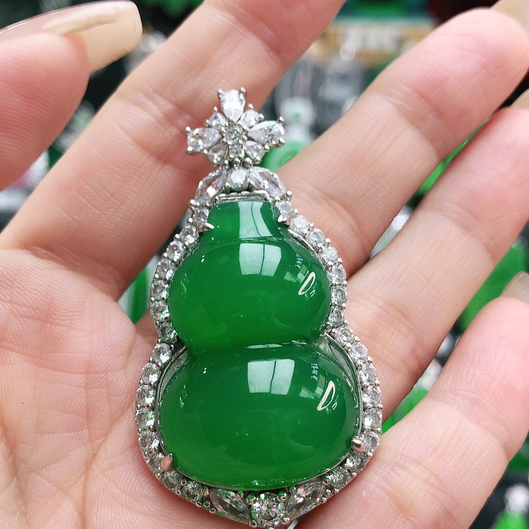 玛瑙/玉髓吊坠银S925镶嵌