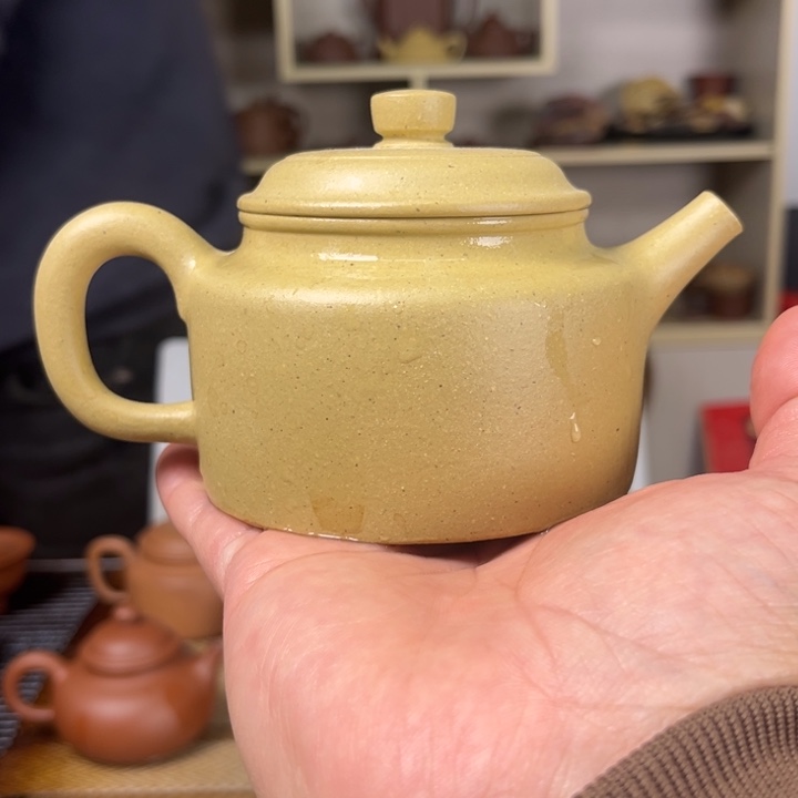 K***y紫砂茶壶绿泥得中