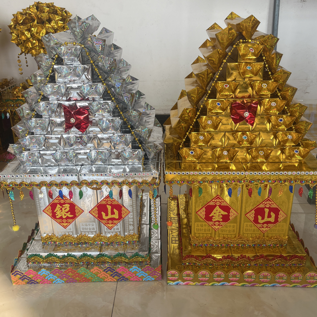 手工金山银山材料包含视频教程半成品（不带工具）