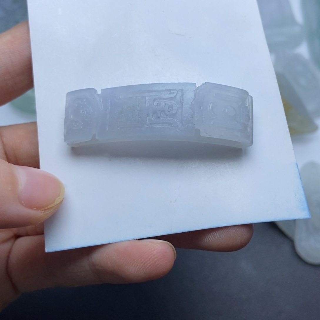 未镶嵌定制翡翠手牌