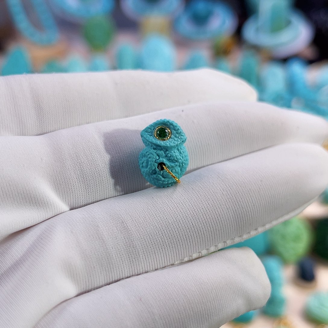 绿松石珠宝奇石未镶嵌