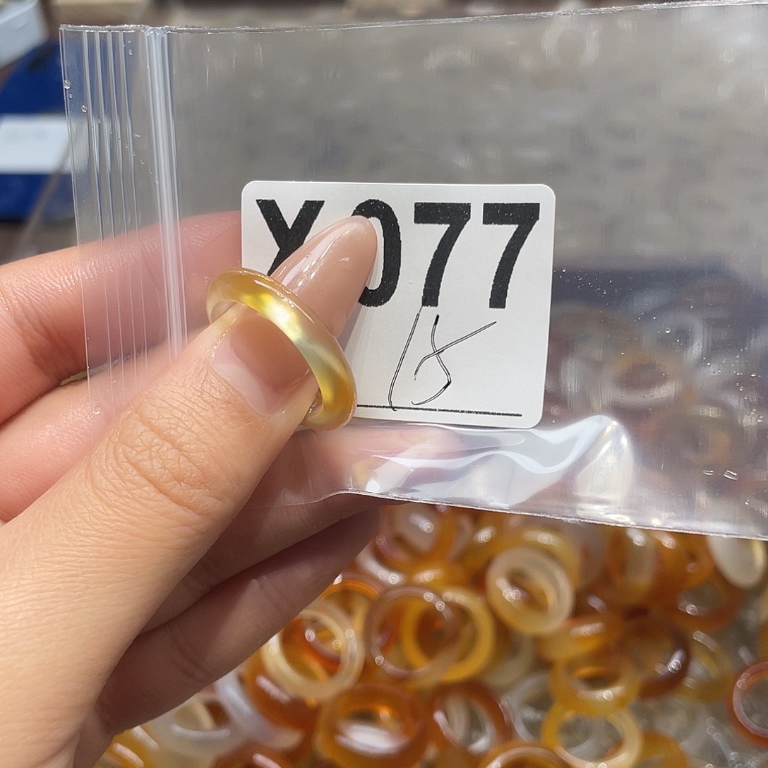 玛瑙/玉髓未镶嵌戒指077