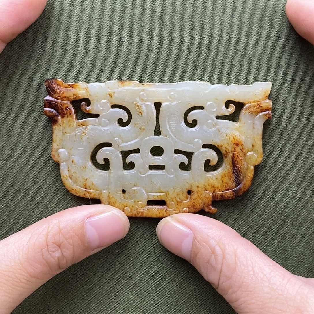 和田玉（糖玉）挂件未镶嵌