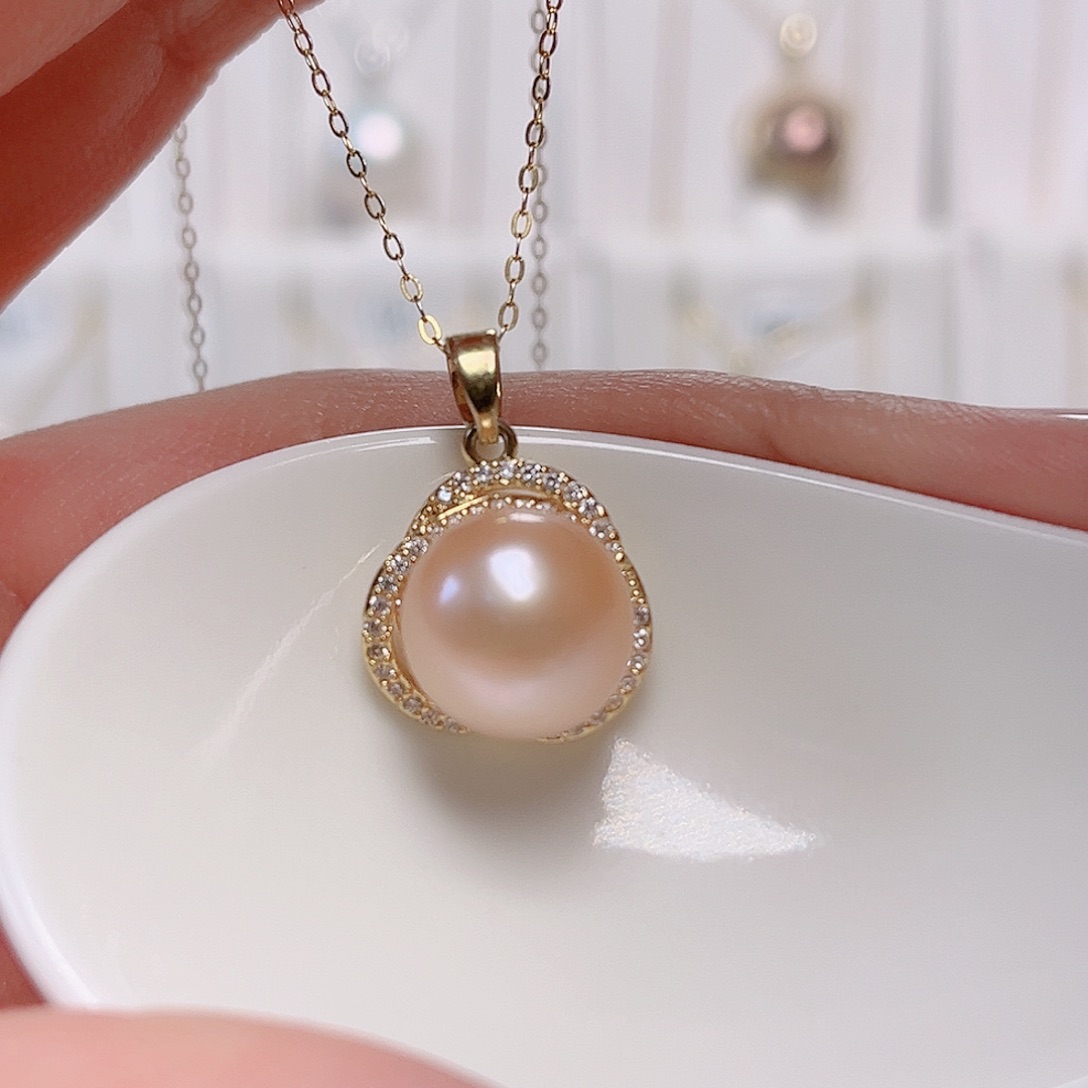 淡水珍珠未镶嵌吊坠(赠链)