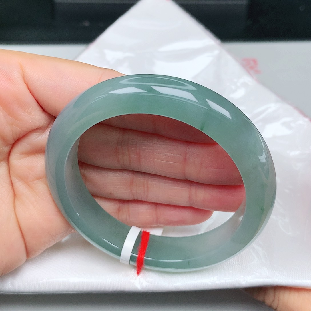 未镶嵌手镯翡翠冰蓝13