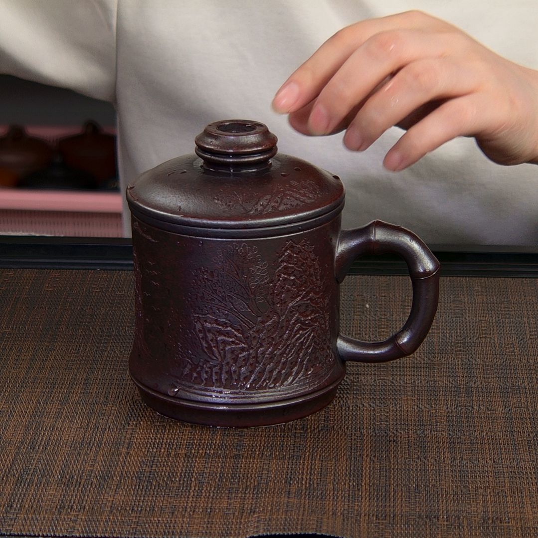 茶杯紫砂高货放漏