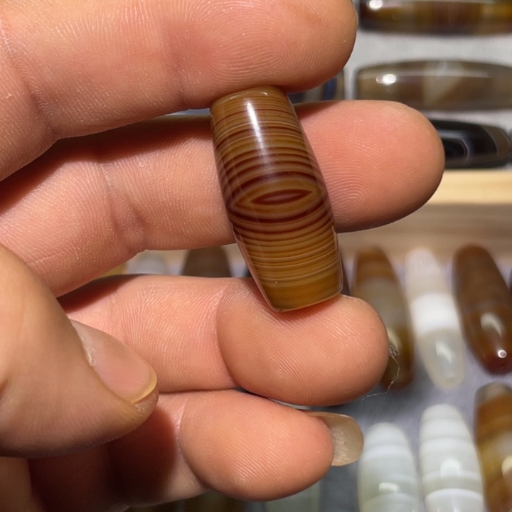 我***花玛瑙/玉髓未镶嵌颈饰