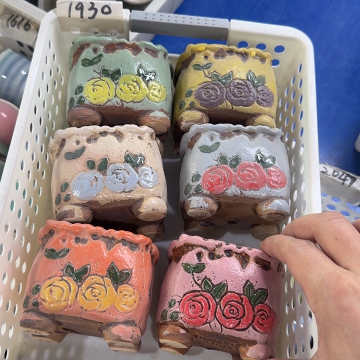 陶瓷多肉小花盆@@1930