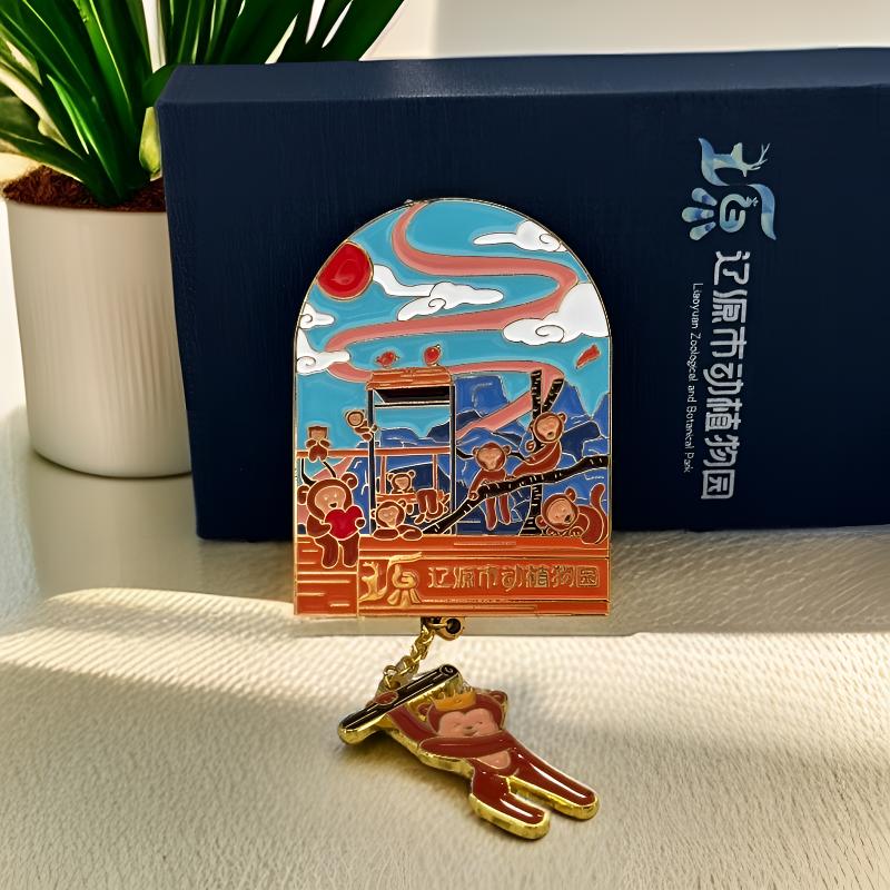 【辽源市动植物园】小猴子金属冰箱贴文创纪念品伴手礼