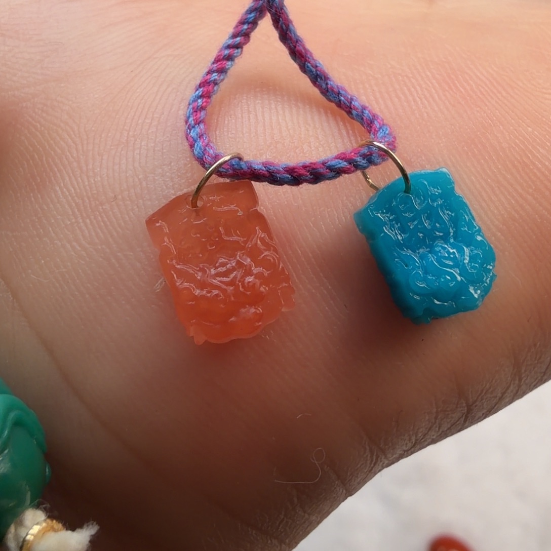 明***一绿松石未镶嵌笔搁