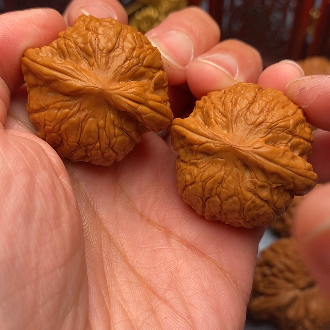 大***梦文玩核桃把件毕业全品乾隆磨35尺