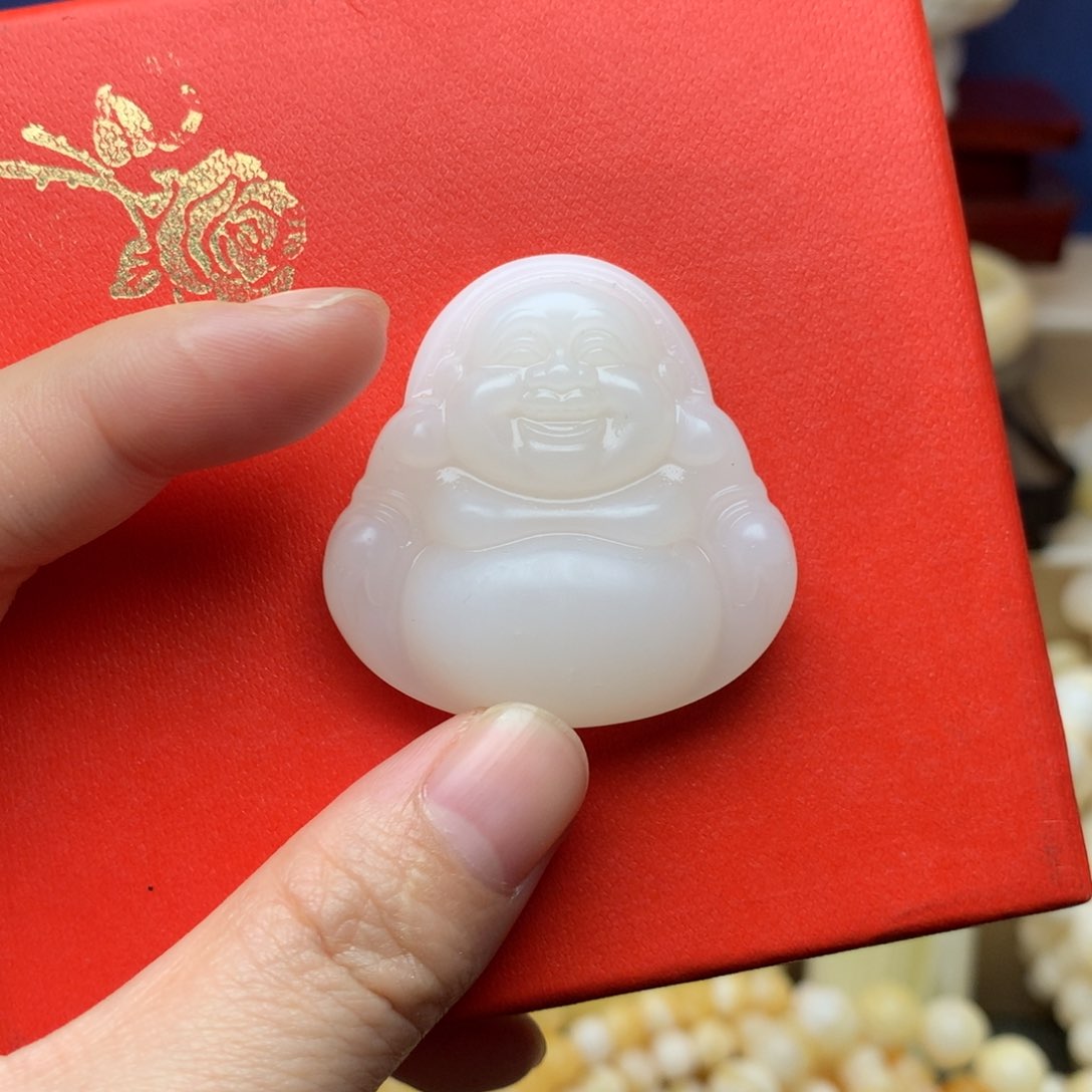 木卡弥勒佛吊坠2025高冰