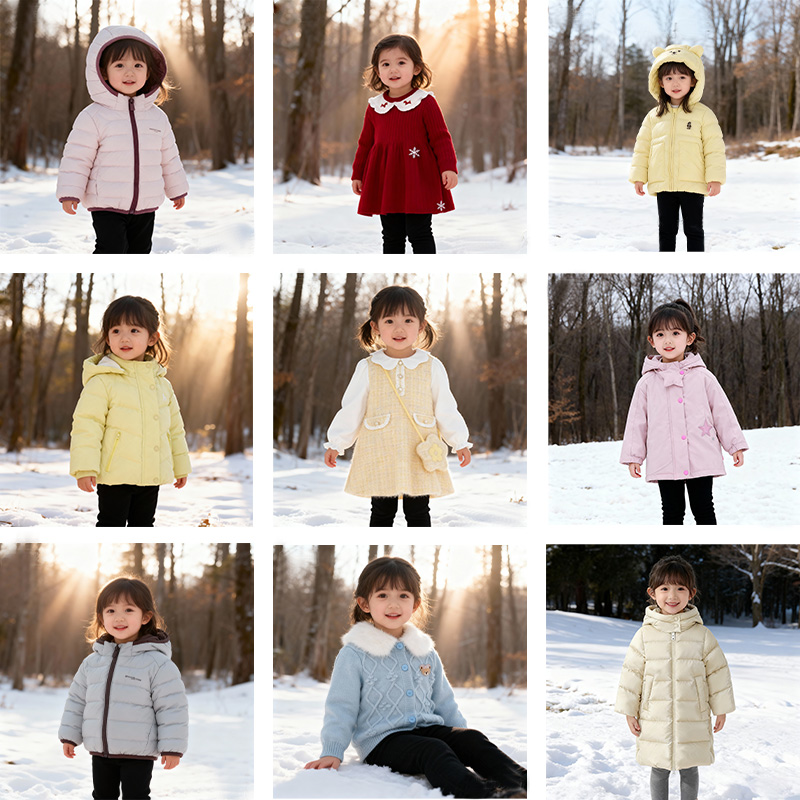 【断码处理】2L孤品秋冬女童卡通衣服 