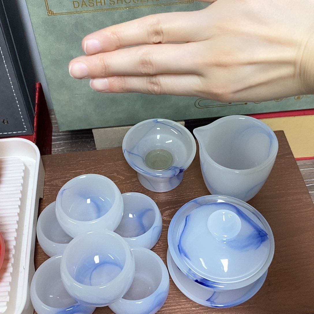 高端琉璃茶具套装