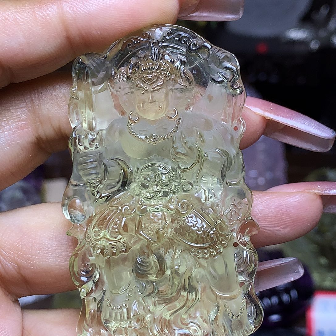 正***龙水晶颈饰未镶嵌天然