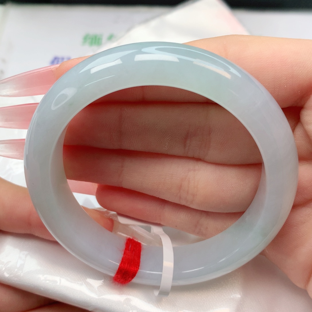 未镶嵌手镯翡翠正圈55