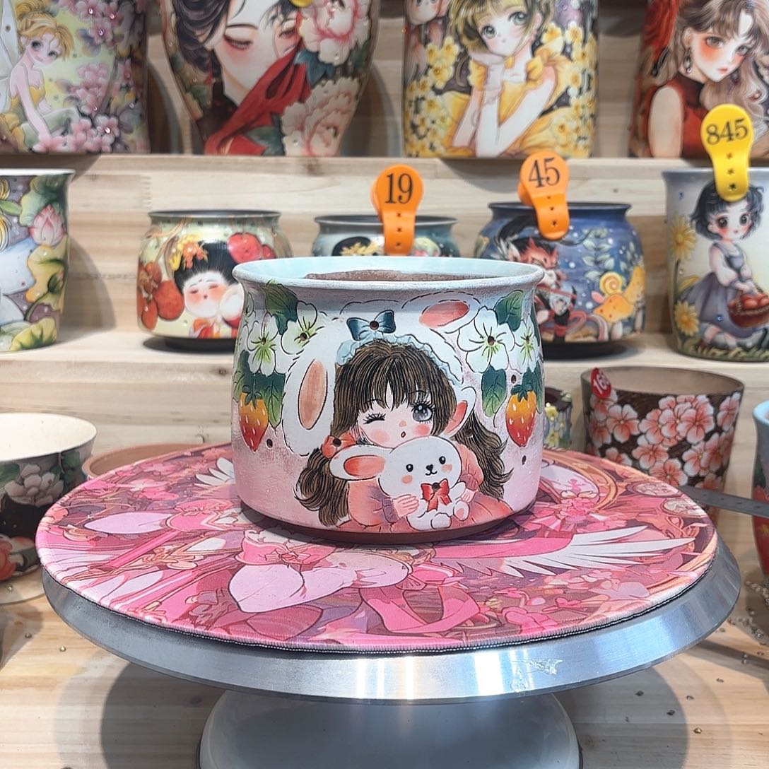 紫砂花盆手工花盆默认微瑕13/11