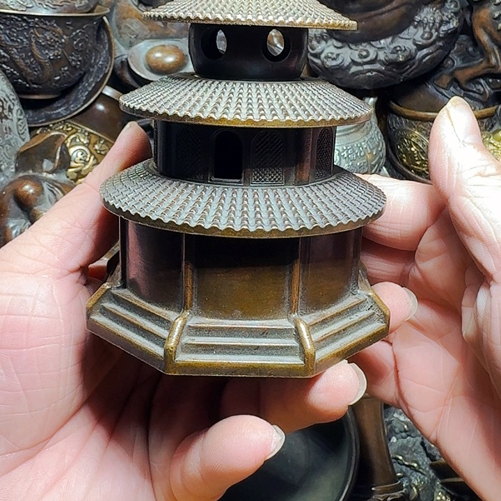铜器摆件收收藏藏