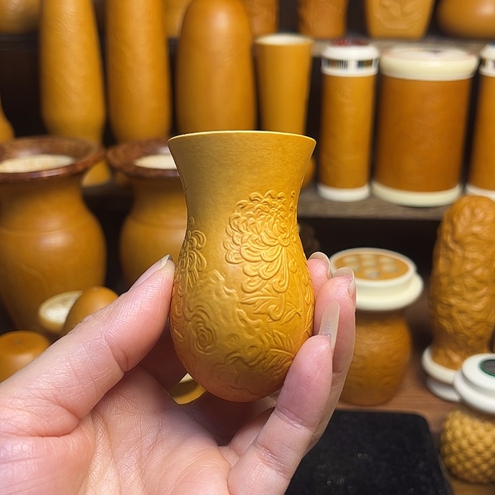 板***凳文玩鸣虫精品竹蛉砑花葫芦