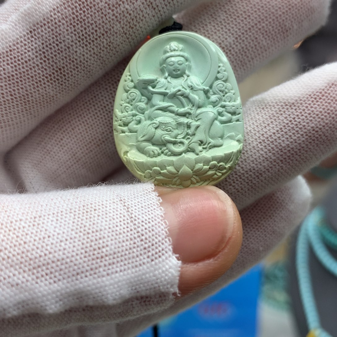 绿松石挂件未镶嵌