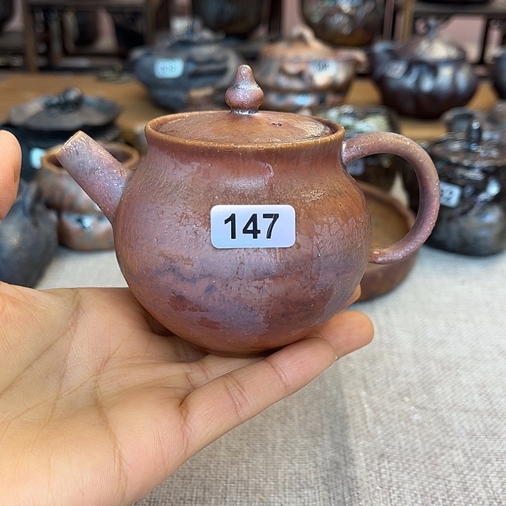 裸柴烧陶瓷手工茶器