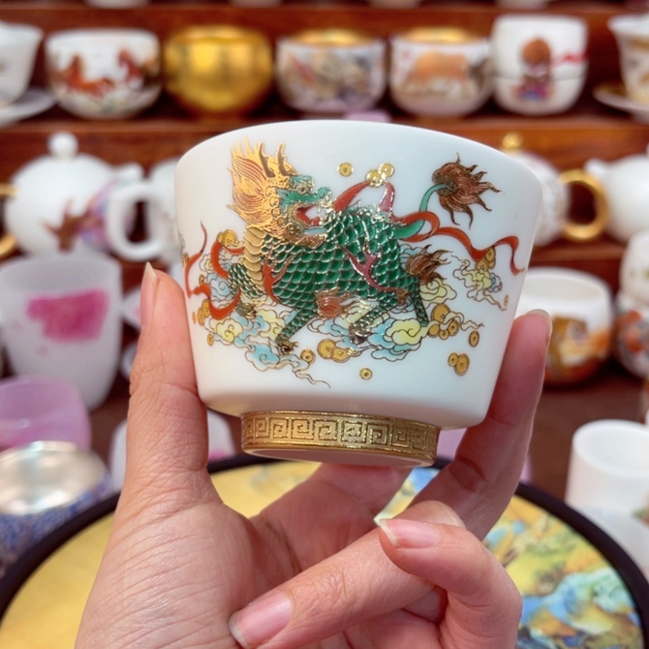 【闪购商品】高货羊脂玉瓷陶瓷茶具