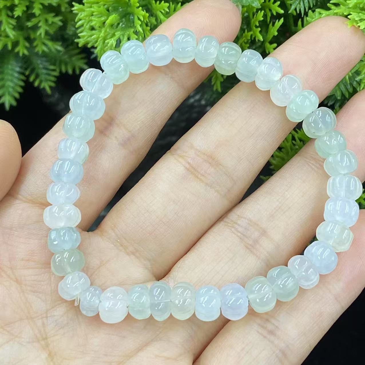 新春大集翡翠手串未镶嵌--手串5699 4