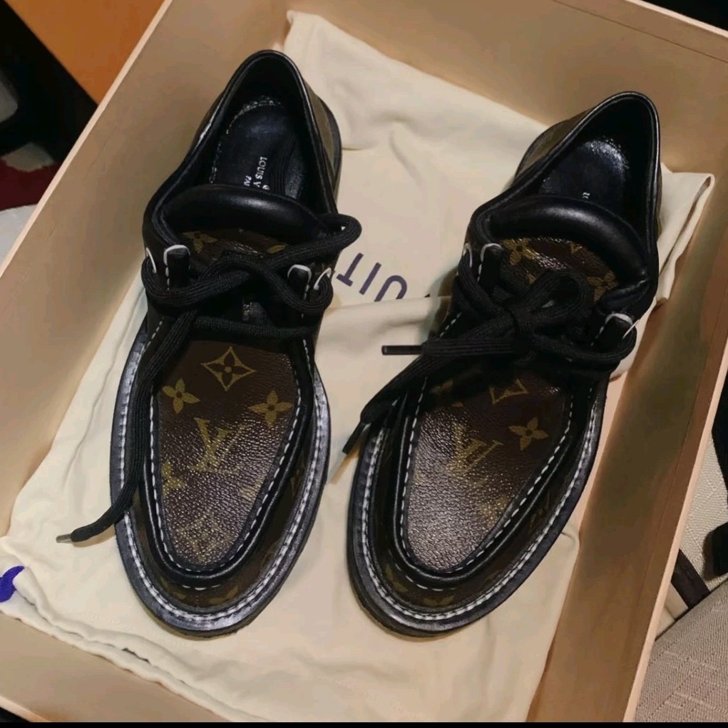 未使用 LouisVuitton/路易威登 未使用 老花 乐福鞋 36.5码
