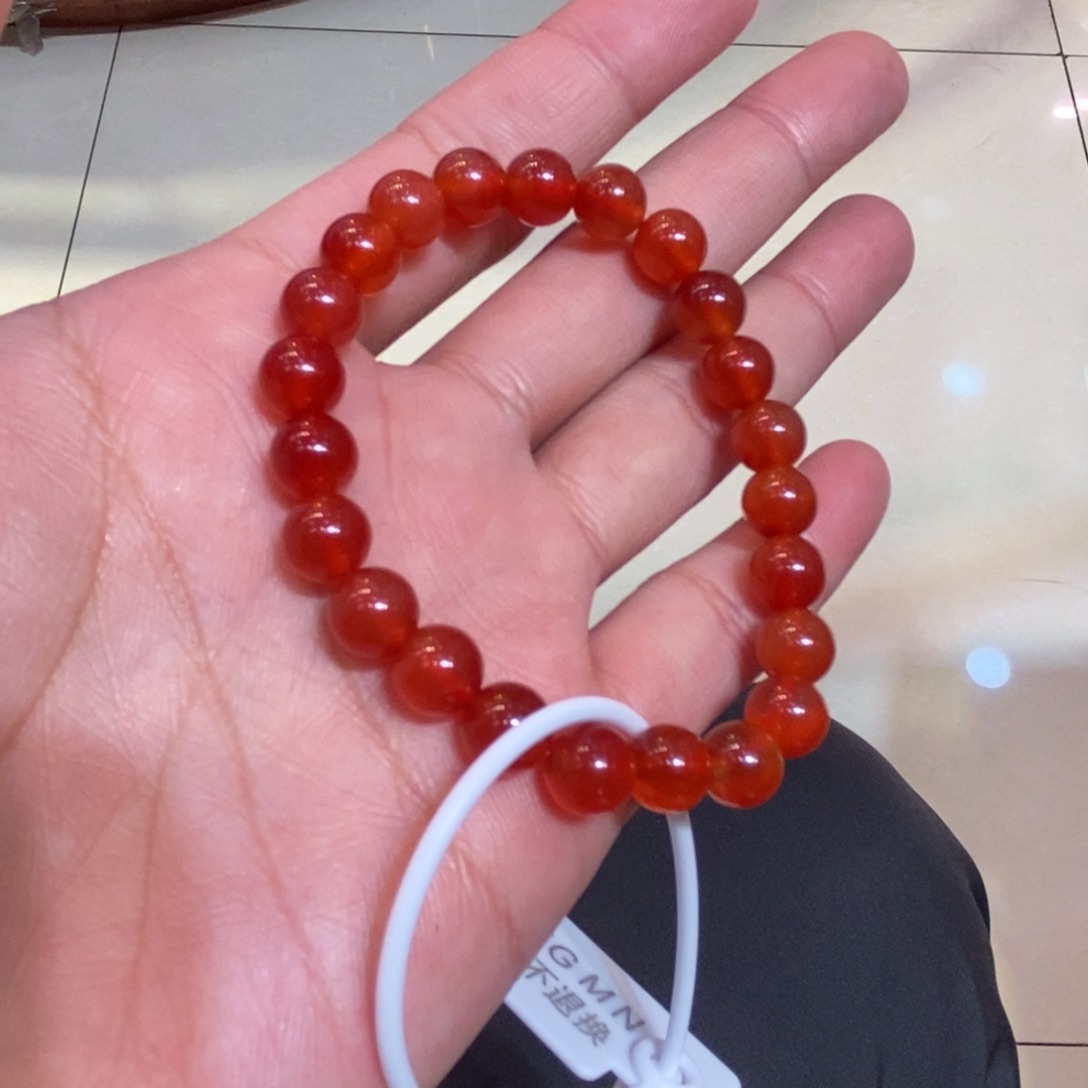 玛瑙/玉髓手镯未镶嵌Z***?
