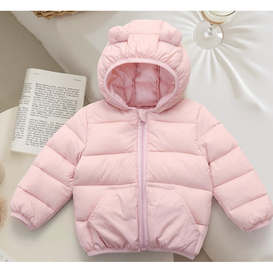 预 大庆仓儿童时尚休闲连帽三防御寒羽绒服货号EY24W001W3