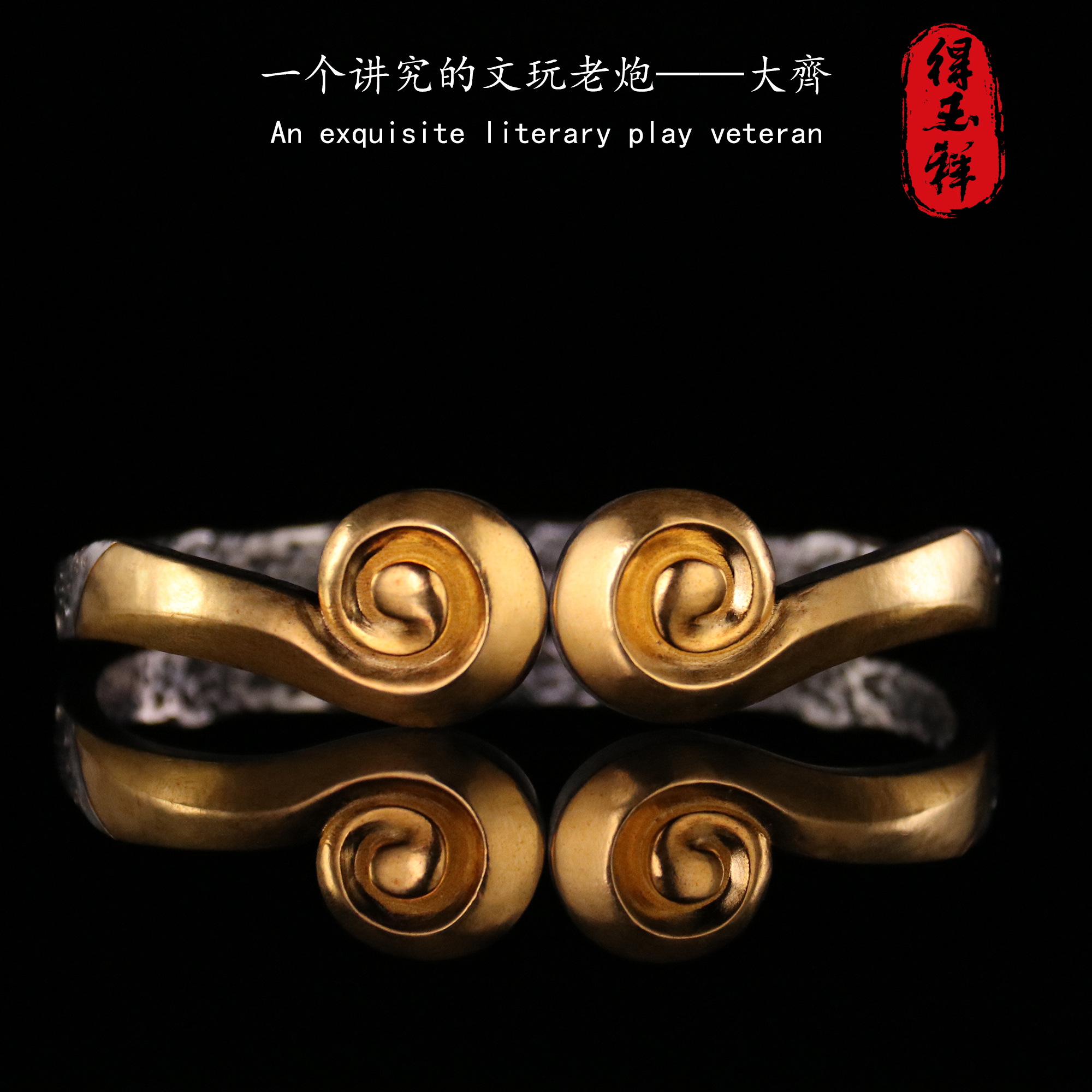 足银手镯 999足银紧箍手镯 BH1005