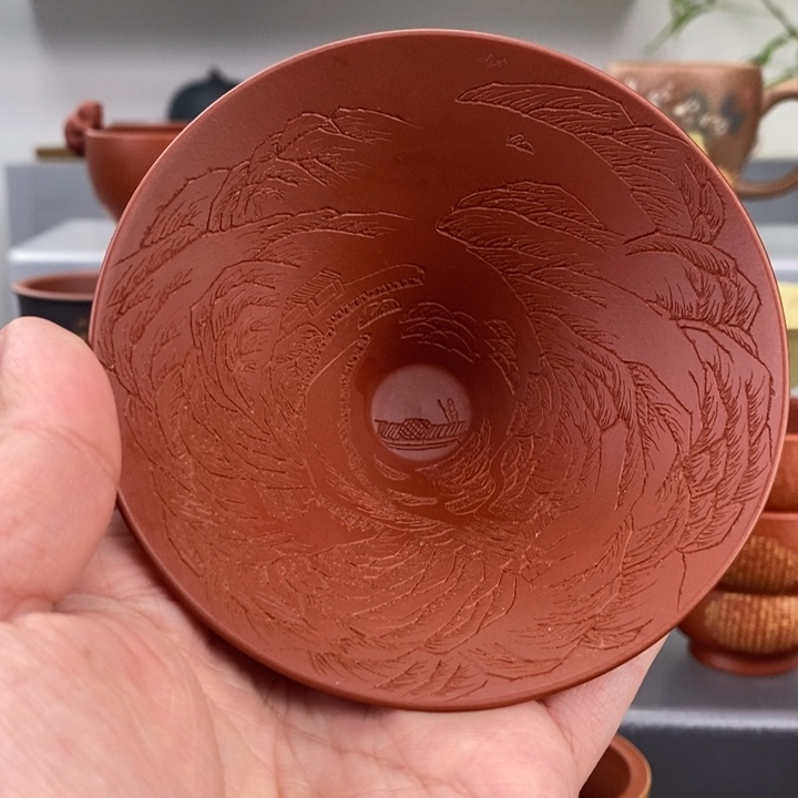 紫砂茶杯宜兴紫砂主人杯