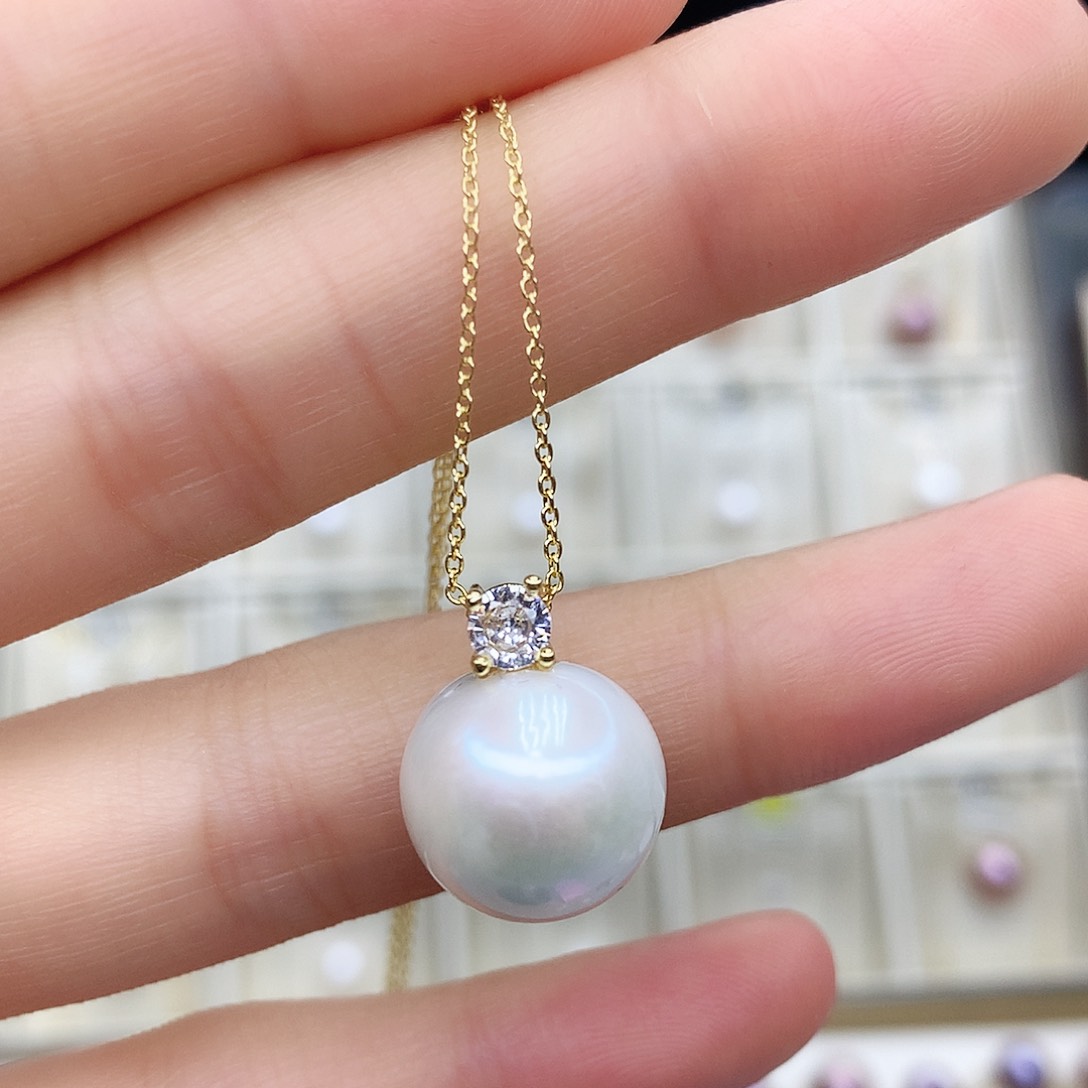 淡水珍珠颈饰合金