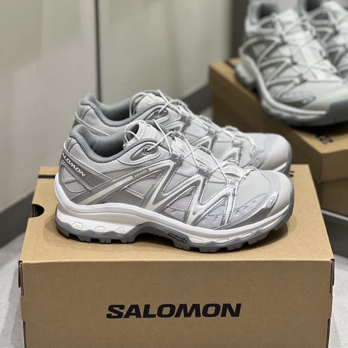 SALOMON 萨洛蒙 XT-QUEST 黎明蓝 时尚通勤厚底户外运动鞋477757