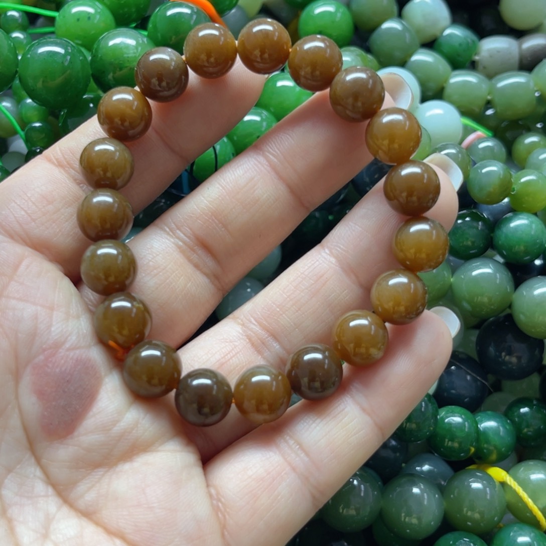 和田玉手链未镶嵌