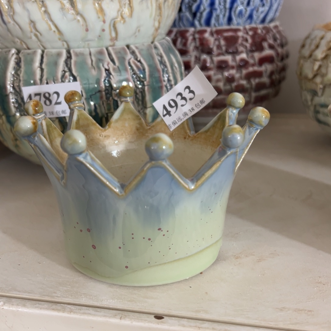 红陶口10高8 景德镇手工花盆