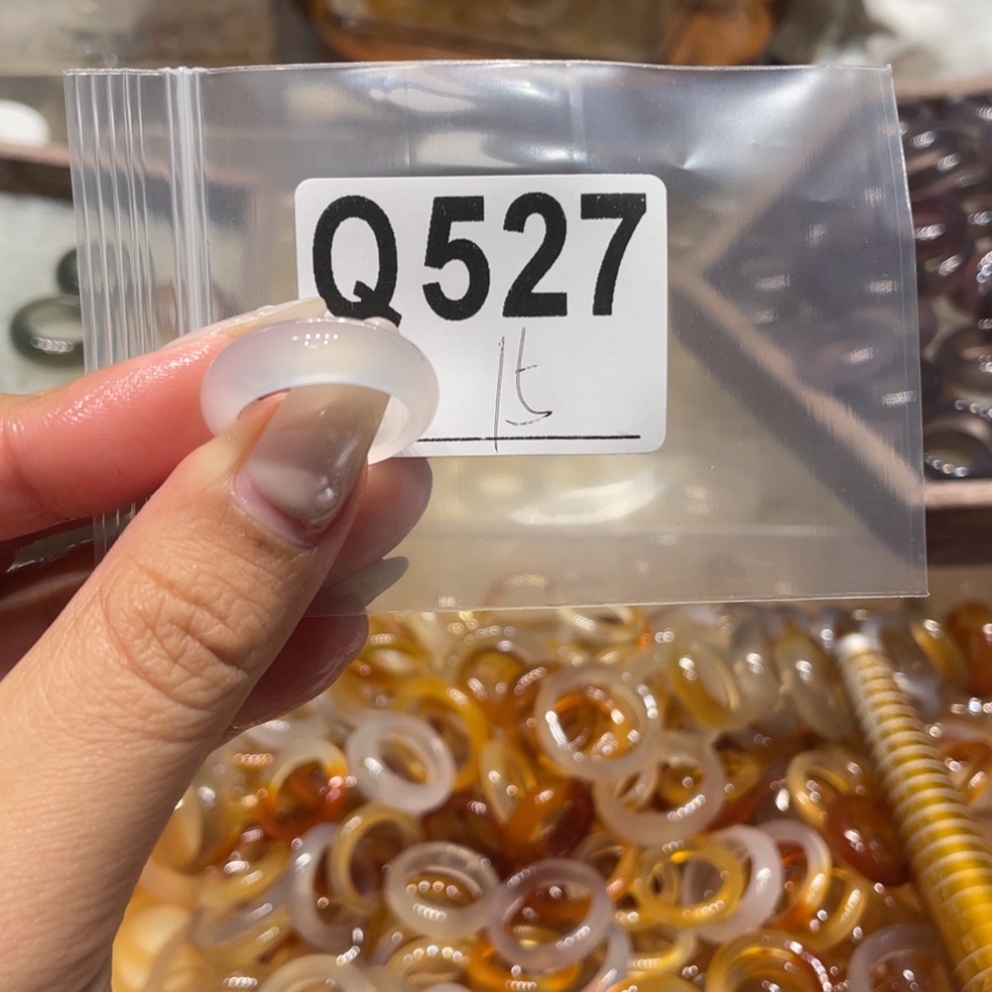 玛瑙/玉髓未镶嵌戒指527