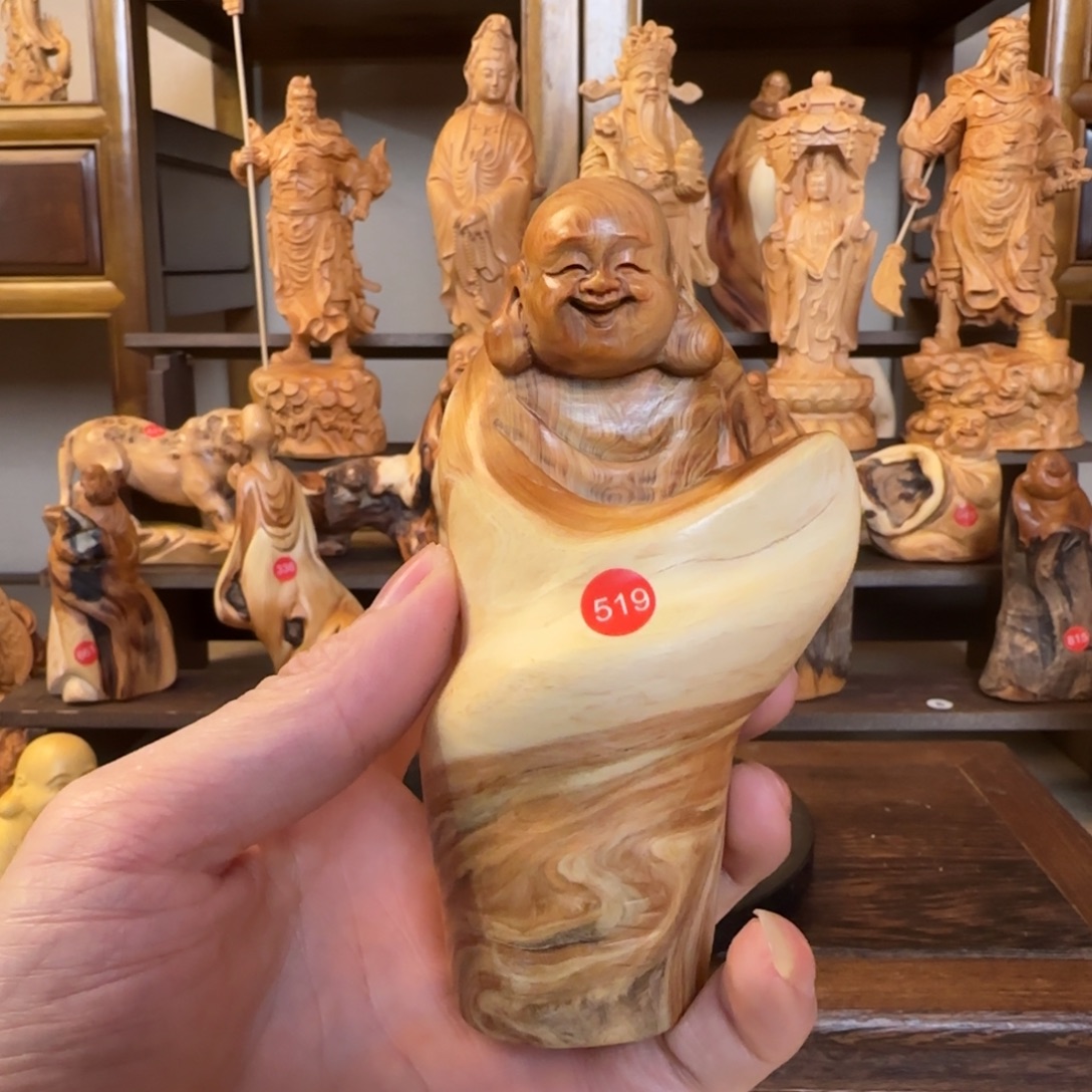 崖柏小木匠艺雕一物一拍