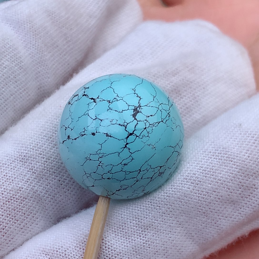 绿松石未镶嵌颈饰