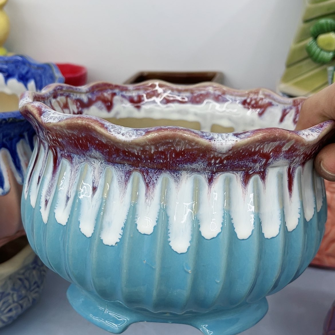 【闪购商品】陶瓷多肉绿植陶瓷花盆