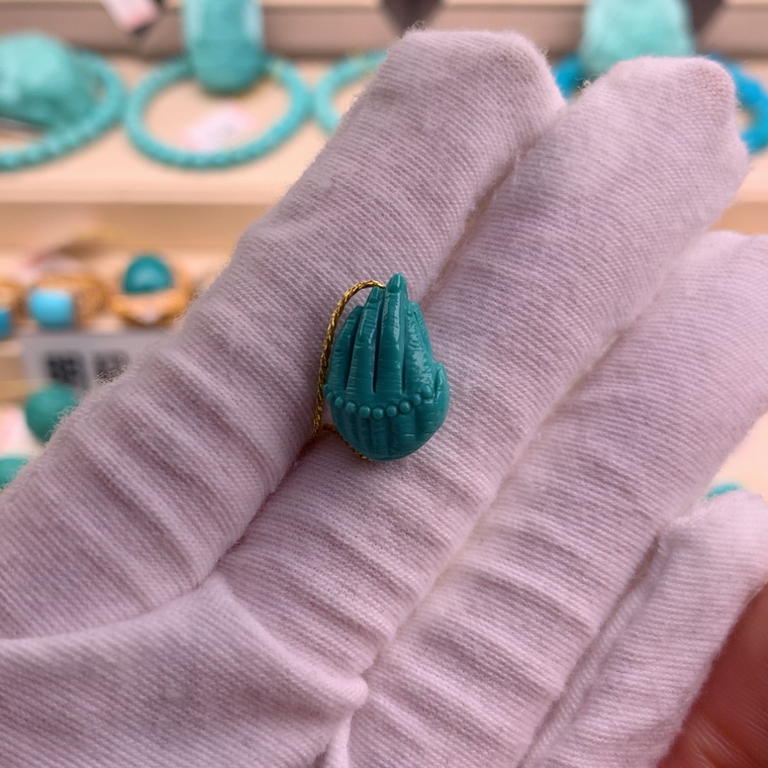 绿松石珠宝奇石未镶嵌