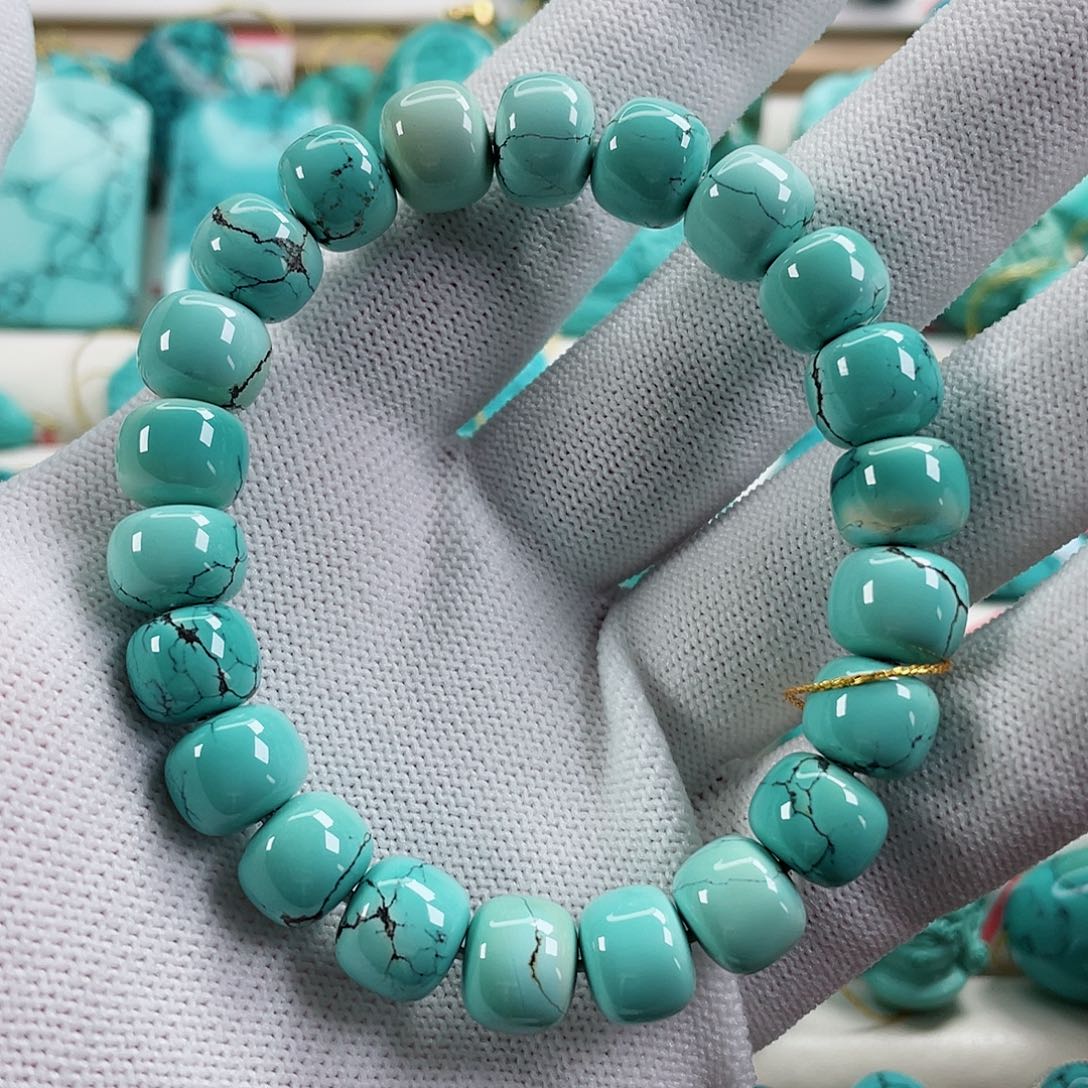 绿松石车挂未镶嵌