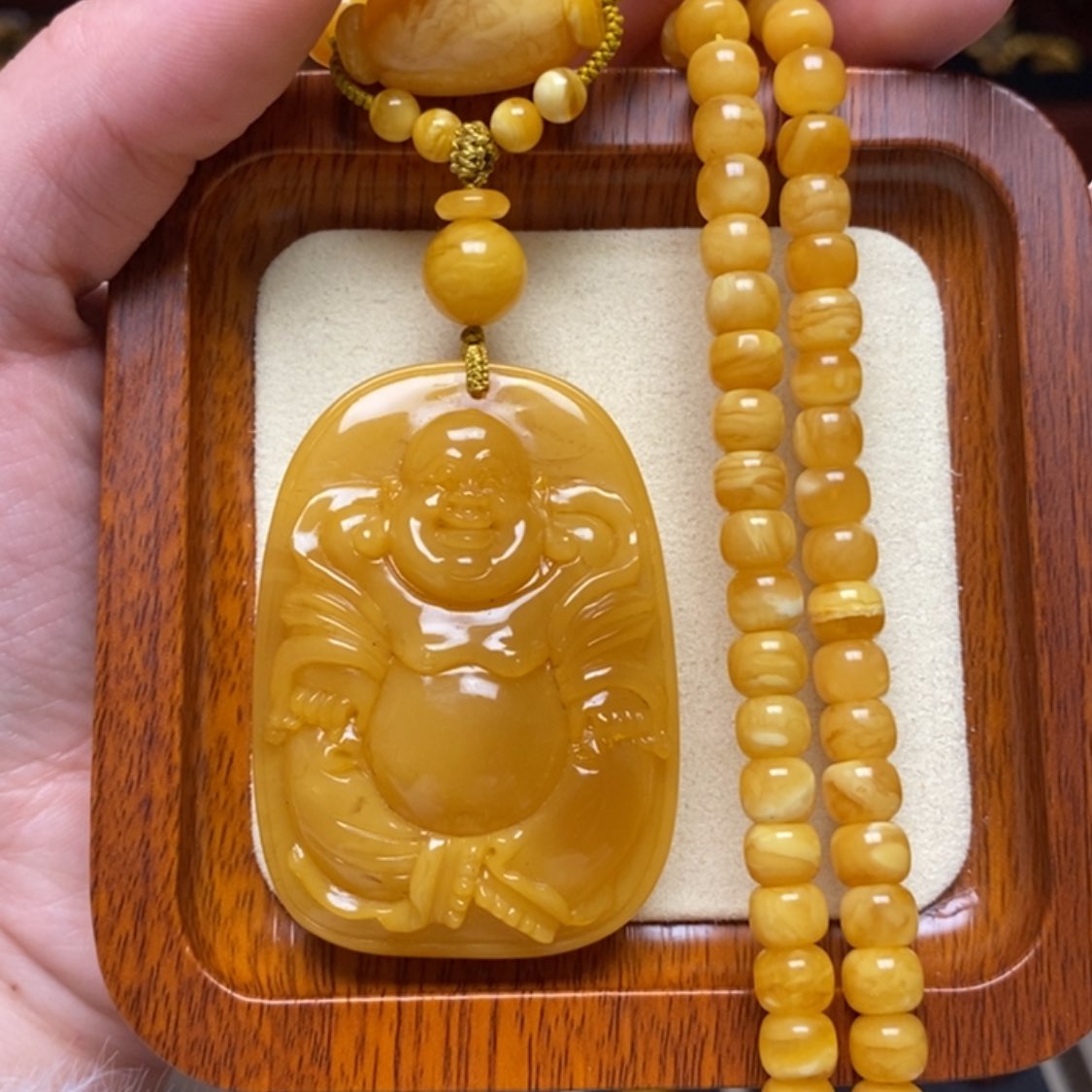 【闪购商品】蜜蜡颈饰未镶嵌项链