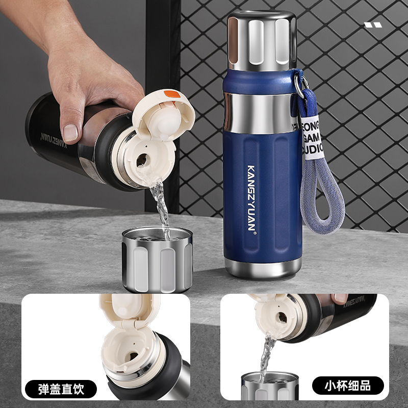 水杯子爆款2025新款316不锈钢杯子户外便携保温杯男士大容量茶杯
