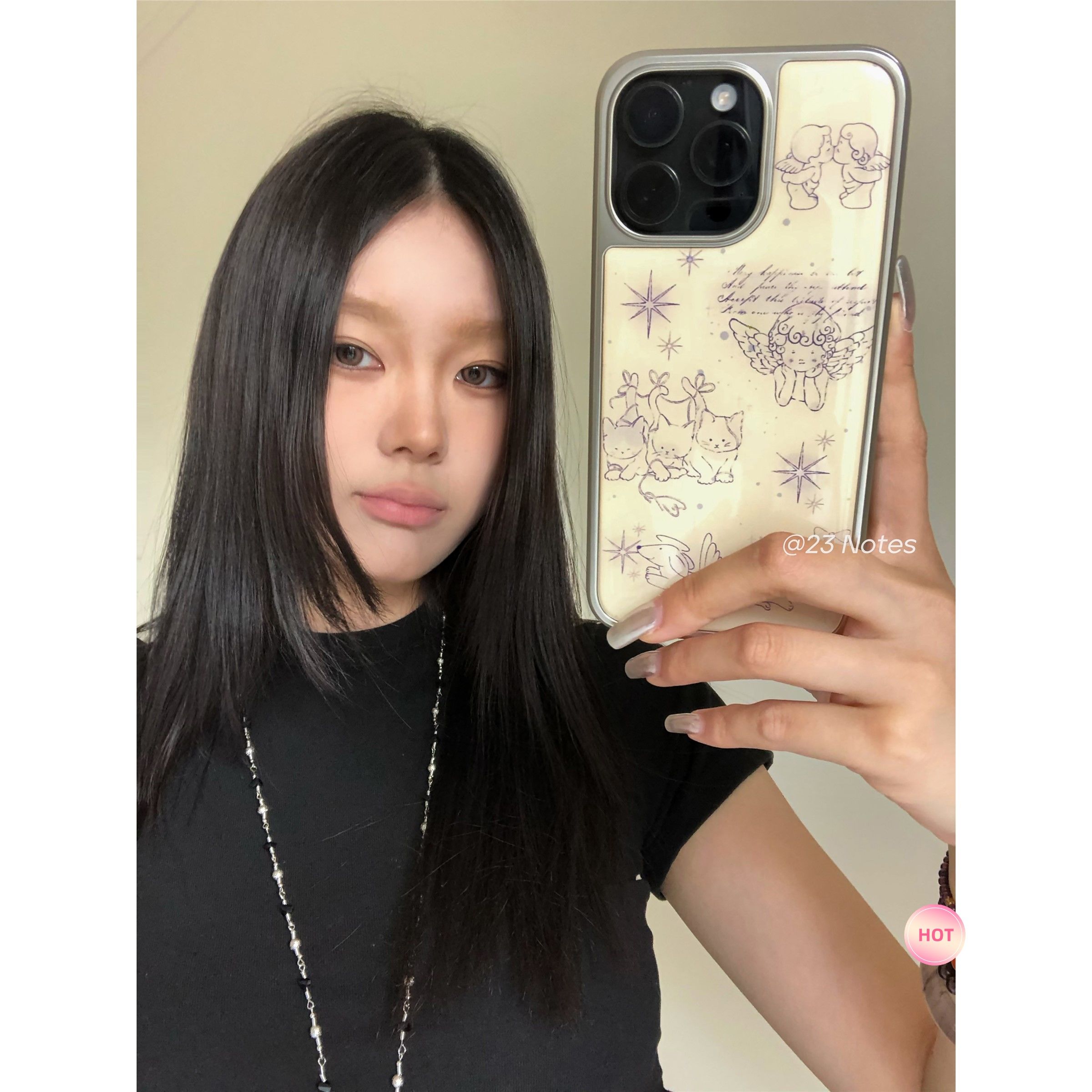 新款复古天使韩系滴胶手机壳12ins风15适用苹果16promax14女13/11