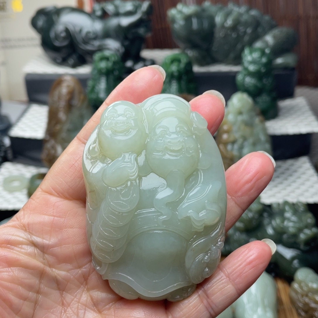 未镶嵌和田玉把件晚****