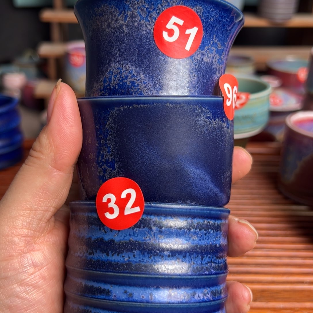 九***派手工制作钧窑茶器