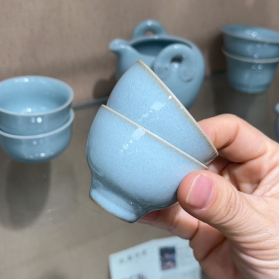瓷片大宋名窑汝瓷茶具